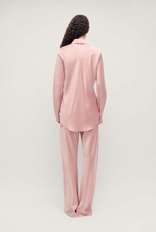  실크 런드리 스트레이트 팬츠 실크 세탁 바이어스컷 팬츠 씨스타 - SILK LAUNDRY