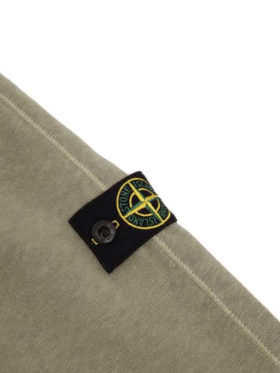  [키즈] 스톤 아일랜드 풀오버 키즈  스웨트셔츠 그린 - STONE ISLAND