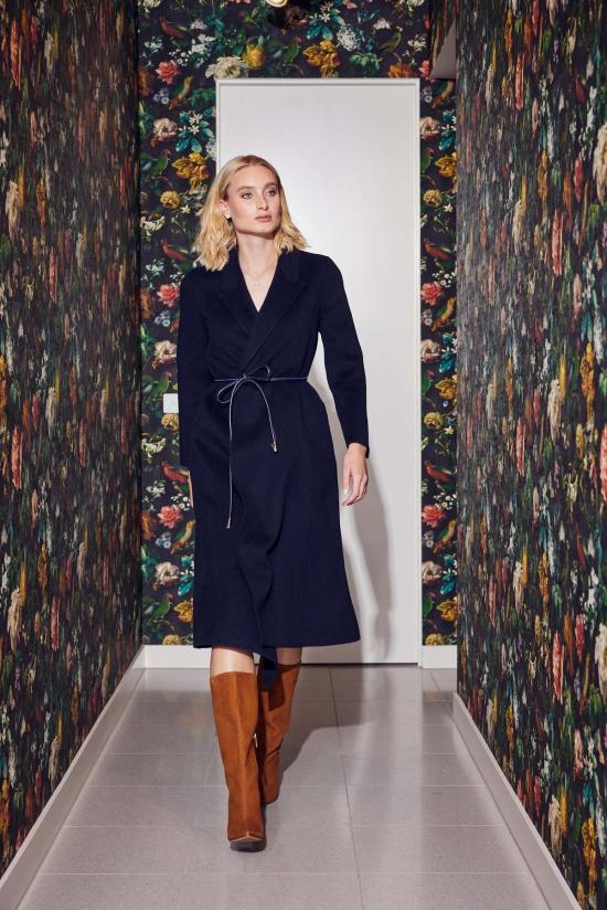  Lindsay Nicholas New York 트렌치 코트 린지 니콜라스 뉴욕 로이스 코트 네이비 - OTHER BRANDS