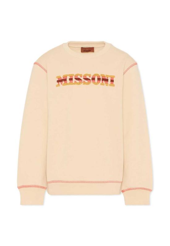  [키즈] 미소니 풀오버 미쏘니 키즈 스웨트셔츠 베이지
