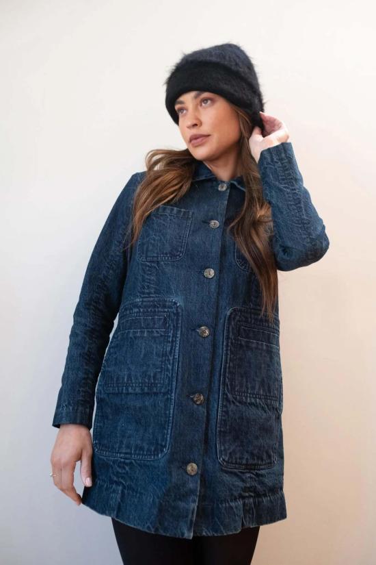  마리아 스탠리 코트 콘래드 작업  데님