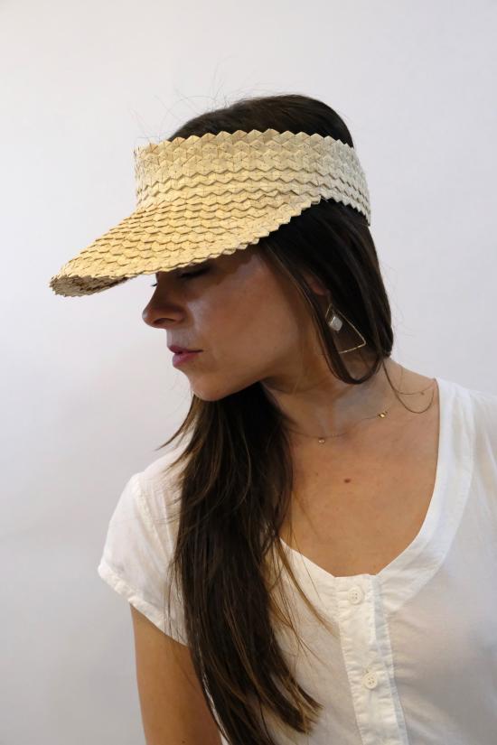  Baiae 모자 바이애 발리 팜 바이저 내추럴 - OTHER BRANDS