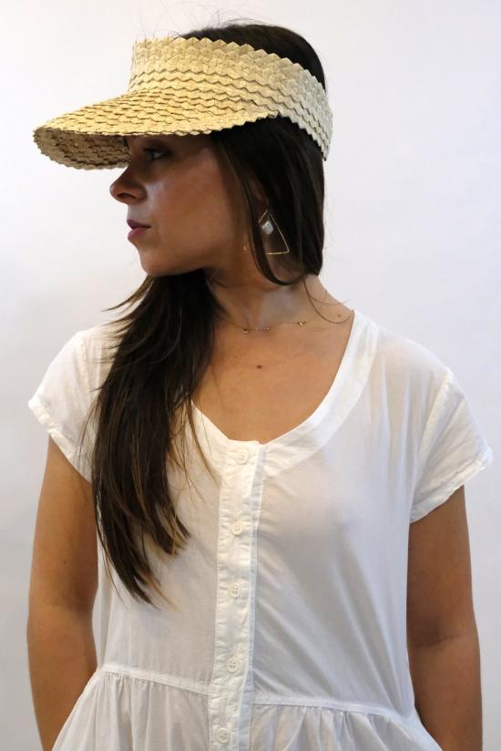  Baiae 모자 바이애 발리 팜 바이저 내추럴 - OTHER BRANDS