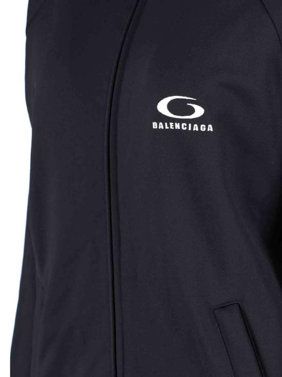  발렌시아가 자켓 로고 지퍼 재킷 블랙 - BALENCIAGA