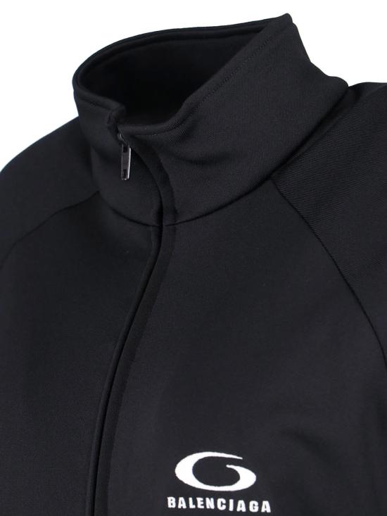  발렌시아가 자켓 로고 지퍼 재킷 블랙 - BALENCIAGA