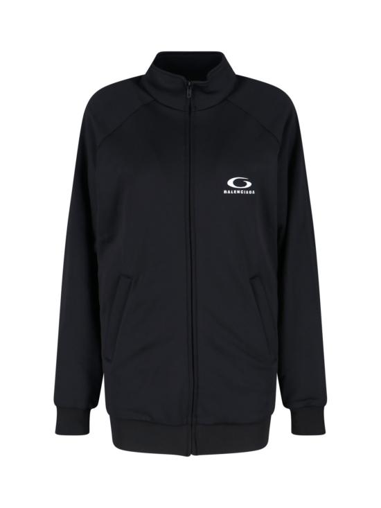  발렌시아가 자켓 로고 지퍼 재킷 블랙