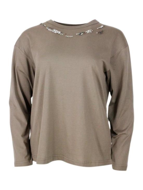  파비아나 필리피 반팔 티셔츠 Fabiana Filippi 티셔츠 Fango