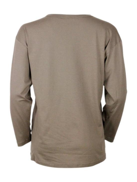  파비아나 필리피 반팔 티셔츠 Fabiana Filippi 티셔츠 Fango - FABIANA FILIPPI