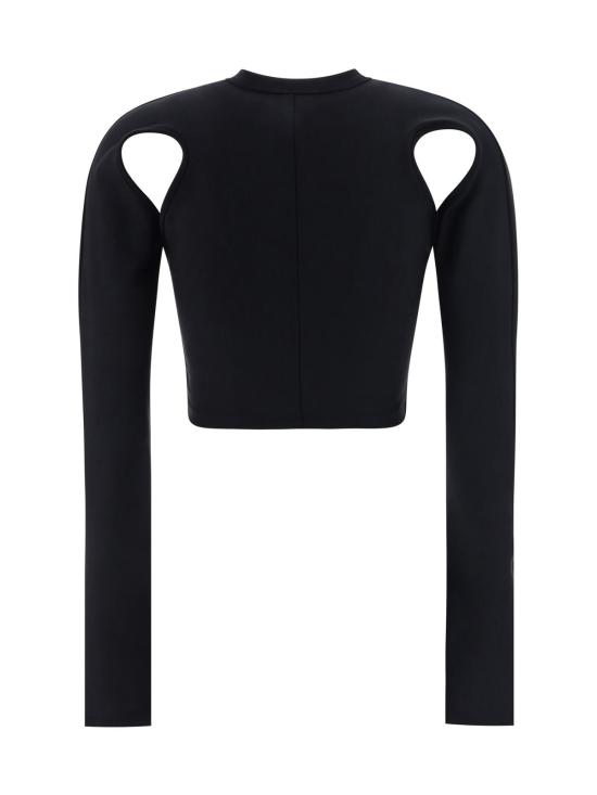  오프화이트 긴팔 티셔츠 블랙 - OFF WHITE