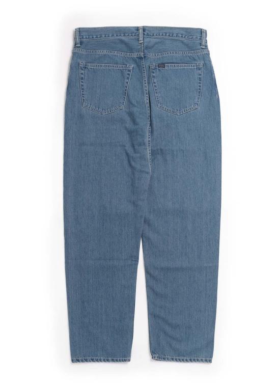  나나미카 데님 팬츠 5포켓  인디고 블리치 - NANAMICA