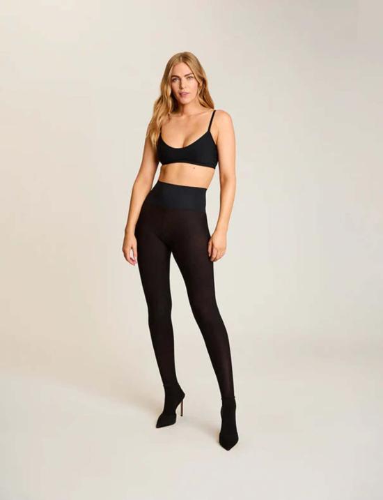  코만도 양말 얼티밋 불투명 타이츠 블랙 - COMMANDO