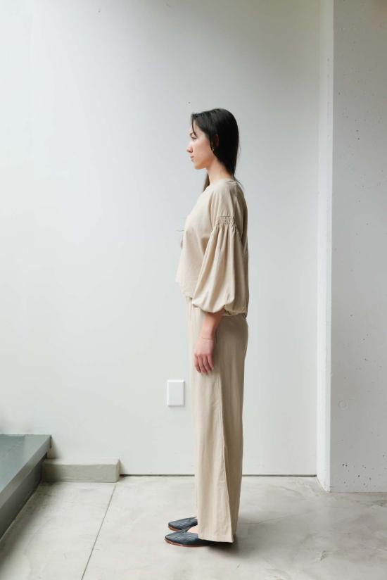  at Dawn. 스트레이트 팬츠 새벽에. 허리끈 조절 바지 - OTHER BRANDS