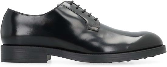  토즈 드레스 슈즈 가죽 레이스업 슈즈 블랙 - TODS