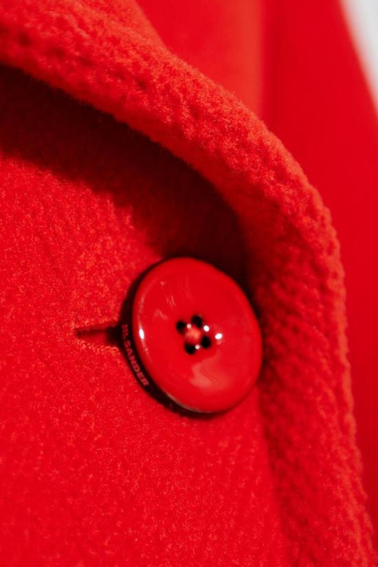  질샌더 코트 질 샌더 울  레드 - JIL SANDER