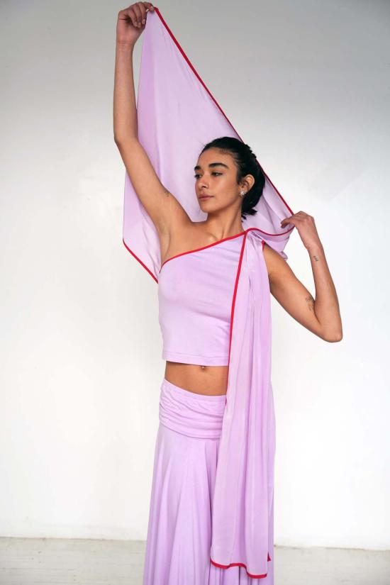  아바카시 블라우스 실크 디비야 - ABACAXI