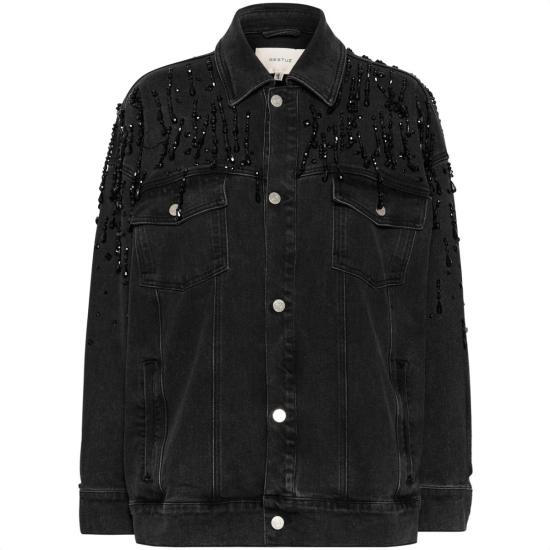  게스투즈 데님 자켓 시밀리나 재킷 애쉬 - GESTUZ