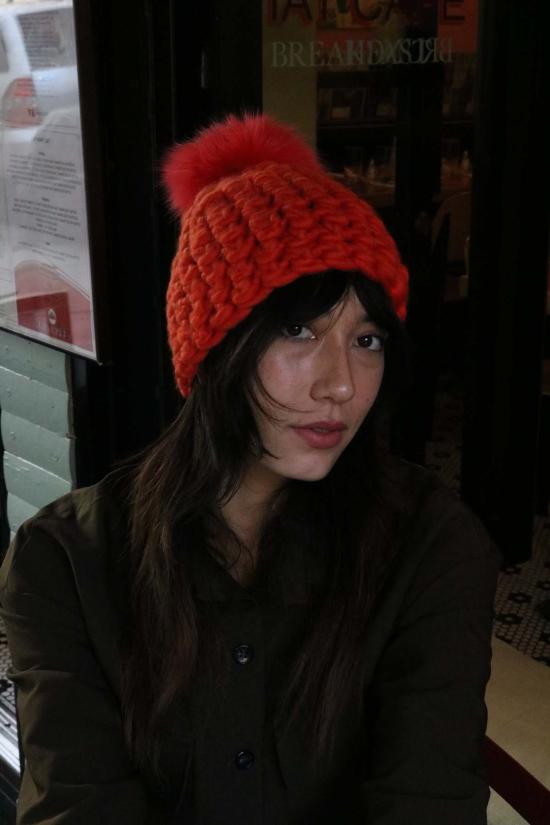  미샤램퍼트 모자 미샤 램퍼트 스파이스 비니 폼스터 + 토마토 Xl 폼 - MISCHA LAMPERT