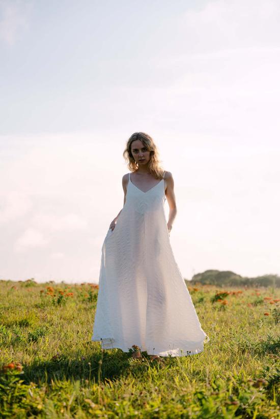  CONRADO® 롱 원피스 Conrado® Devi 스파게티 스트랩 맥시 드레스