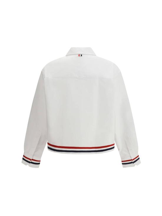  톰브라운 긴팔 셔츠 톰 브라운 코튼 셔츠 - THOM BROWNE