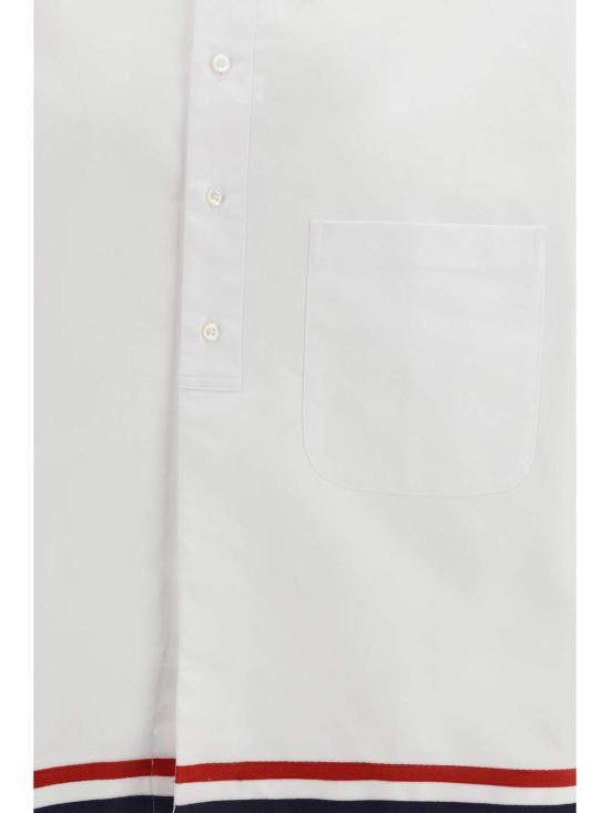  톰브라운 긴팔 셔츠 톰 브라운 코튼 셔츠 - THOM BROWNE