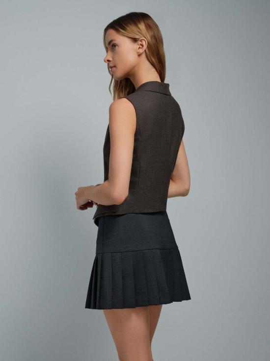  설리번 베스트 설리반 달링 밍크 조끼 - SULLIVAN