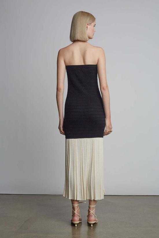  ELEVEN SIX 롱 원피스 일레븐 식스 레일라 드레스 블랙/아이보리 - ELEVEN SIX