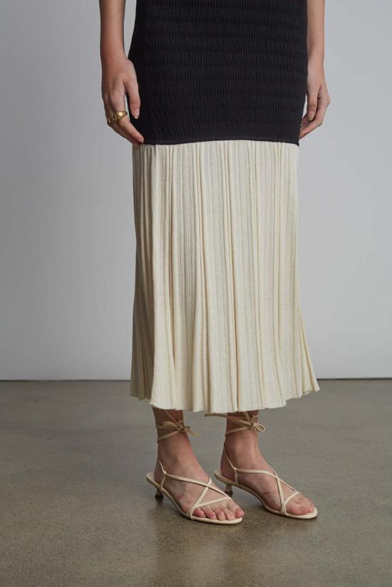  ELEVEN SIX 롱 원피스 일레븐 식스 레일라 드레스 블랙/아이보리 - ELEVEN SIX