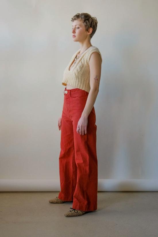  제시 캄 팬츠 페이디드 레드 캄