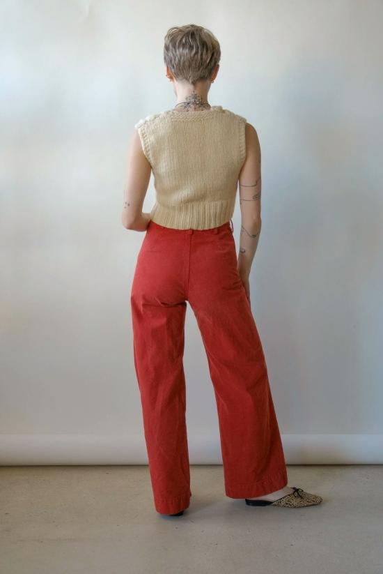  제시 캄 팬츠 페이디드 레드 캄 - JESSE KAMM