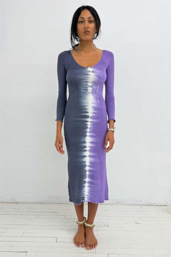  아바카시 롱 원피스 Abacaxi 래글런 타이다이 맥시 드레스 - ABACAXI