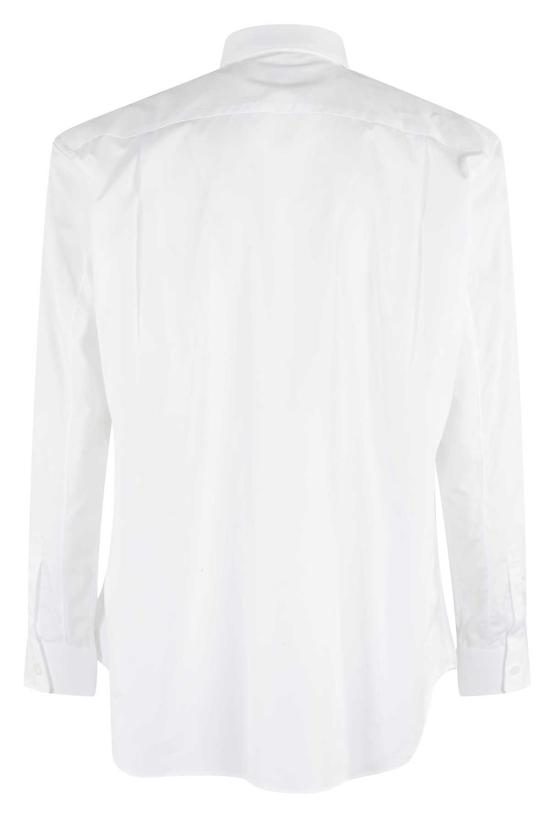  꼼데가르송 긴팔 셔츠 Comme Des Garçons 플레이  레드 엠블럼 - COMME DES GARCONS