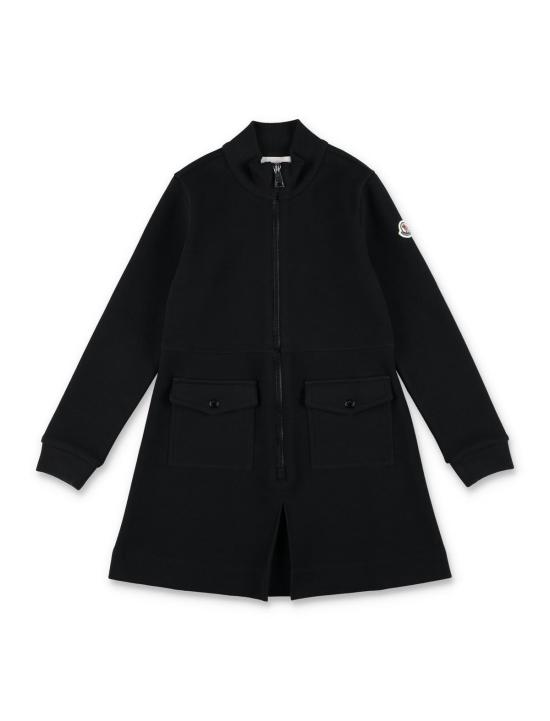  [키즈] 몽클레어 원피스 어린이용 몽클레르 로고 패치 폴로 드레스