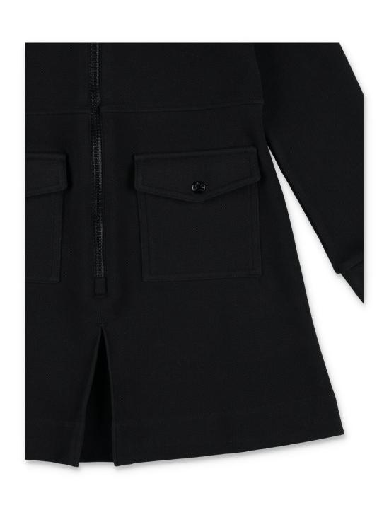  [키즈] 몽클레어 원피스 어린이용 몽클레르 로고 패치 폴로 드레스 - MONCLER