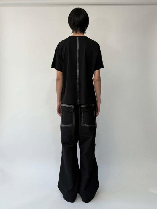  SAN263-1 반팔 티셔츠 San263 1 테이핑 염색 티셔츠 블랙 - OTHER BRANDS