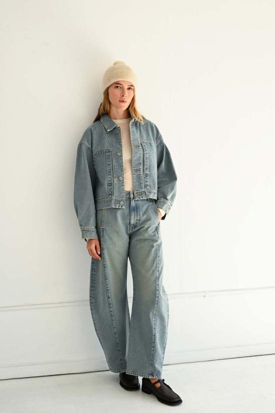  사야카 다비스 뉴욕 데님 자켓 사야카 데이비스 뉴욕 크롭 재킷 - SAYAKA DAVIS NEW YORK