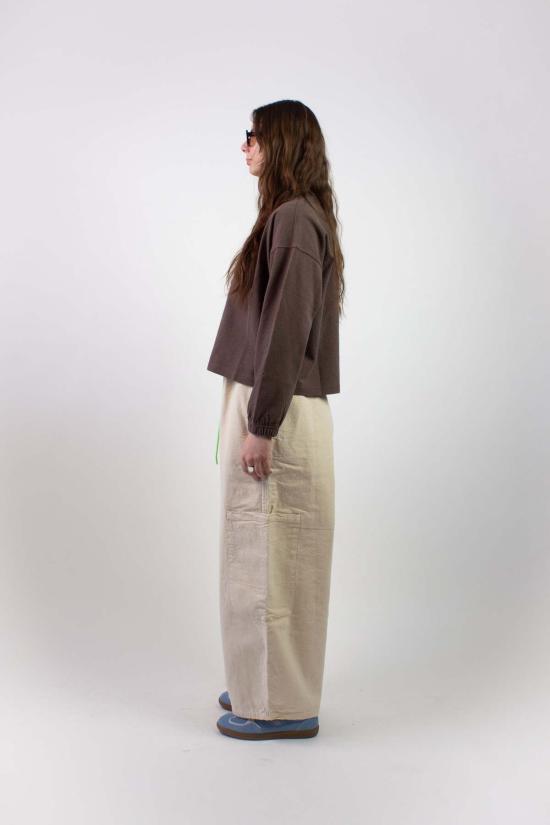  밀스 크롭 팬츠 식사 셰프 판트 - MEALS