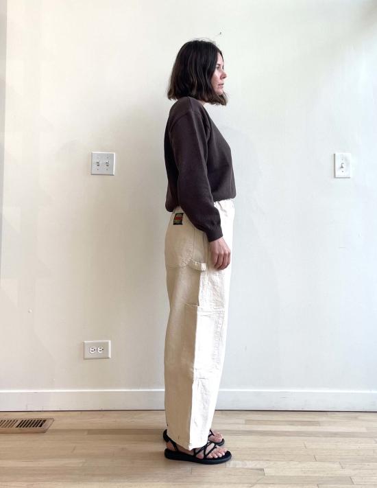  밀스 크롭 팬츠 식사 셰프 판트 - MEALS