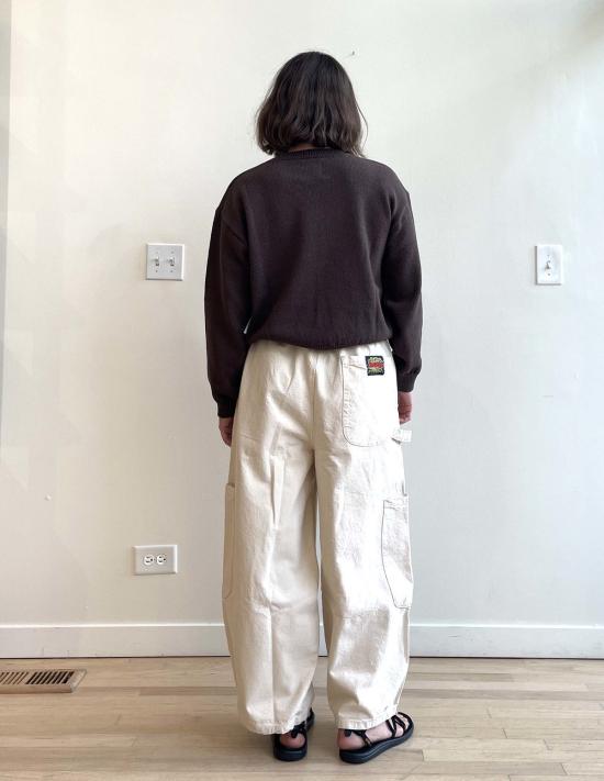  밀스 크롭 팬츠 식사 셰프 판트 - MEALS