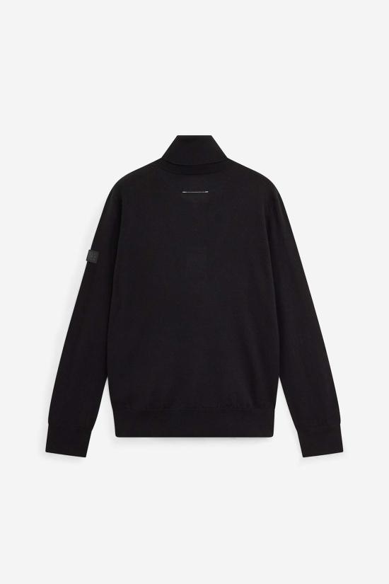  MM6 메종마르지엘라 스웨터 Mm6 메종 마르지엘라 니트웨어  블랙 - MM6 MAISON MARGIELA