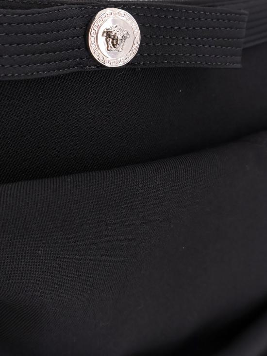  베르사체 숏 스커트 메두사 디테일 블랙 미니 스커트 - VERSACE