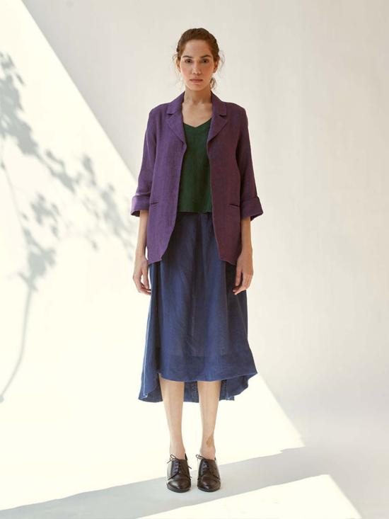  이키비 수트 자켓 오늘의 무드 스커트 세트