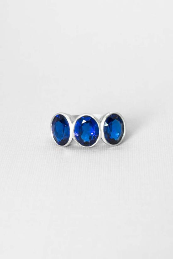  브루나 테노리오 주얼리 반지 트리오 사파이어 링 - BRUNA TENORIO JEWELRY