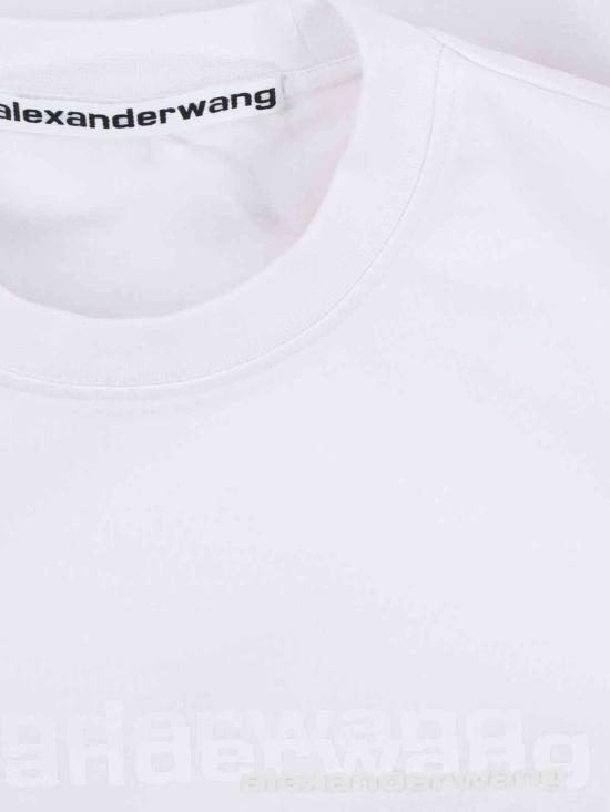  알렉산더 왕 반팔 티셔츠 로고 티셔츠 - ALEXANDER WANG