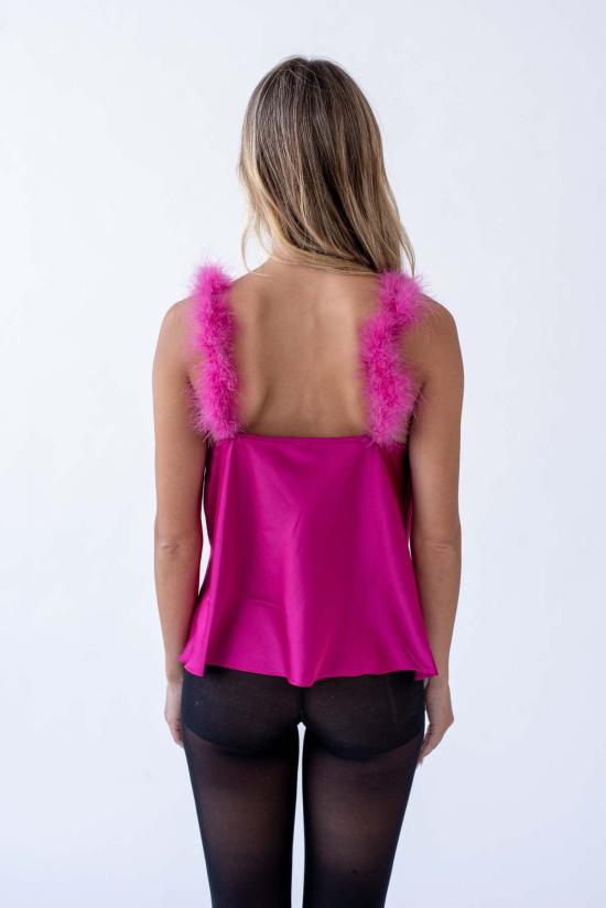  Beverly Hills Lingerie 캐미솔 베벌리 힐스 란제리 아이리스 탑 푸시아 - OTHER BRANDS