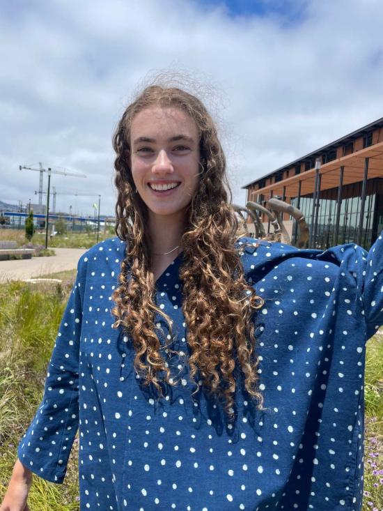  해피 프렌치 갱 숏 원피스 인디고 & 도트 드레스 인디고/도트 - HAPPY FRENCH GANG