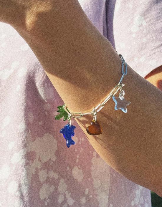  클레드 바디 주얼리 D 아이콘 체인 팔찌 스털링 실버 - CLED