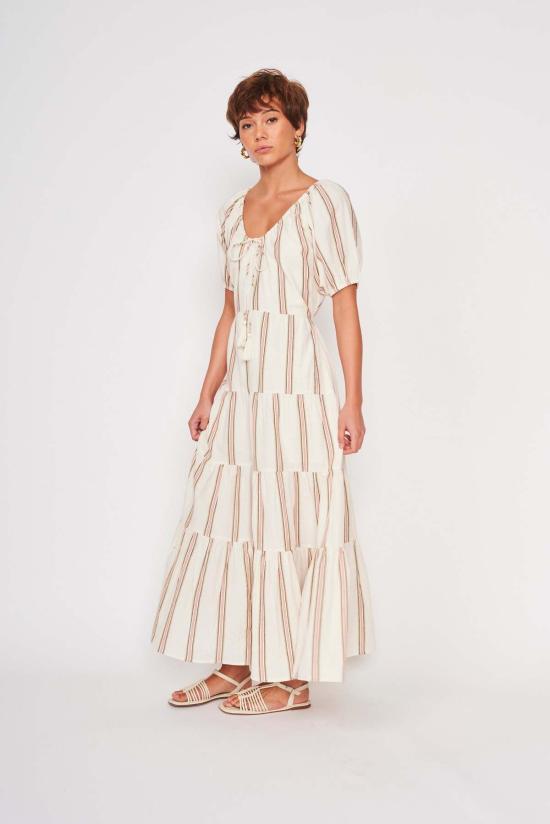  dra 롱 원피스 드라 아야나 드레스 빈티지 아이보리 - OTHER BRANDS