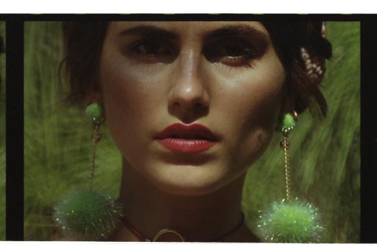  Dady Bones 이어링 다디 본즈 퍼프볼 귀걸이 (노란색) - OTHER BRANDS