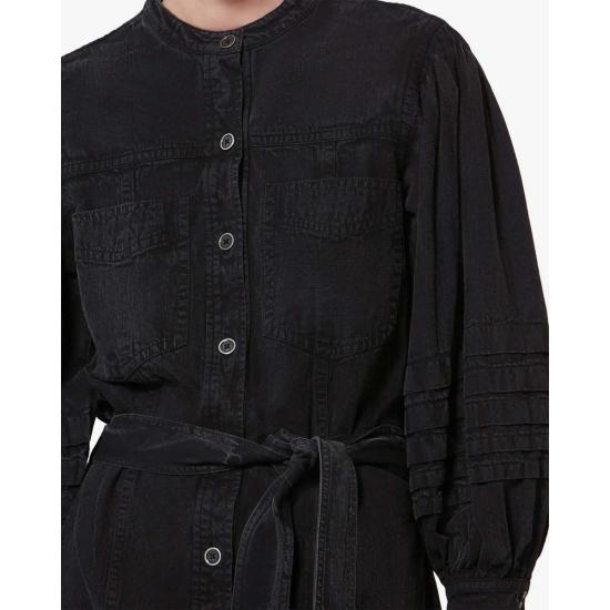  이자벨마랑 숏 원피스 이자벨 마랑 모에 드레스 페이디드 블랙 - ISABEL MARANT