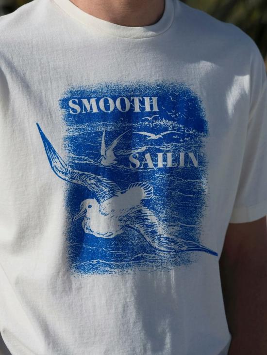  Mollusk 반팔 티셔츠 연체동물 스무스 세일링 티 - MOLLUSK